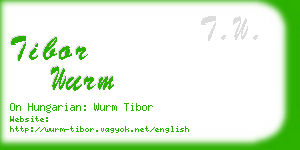 tibor wurm business card